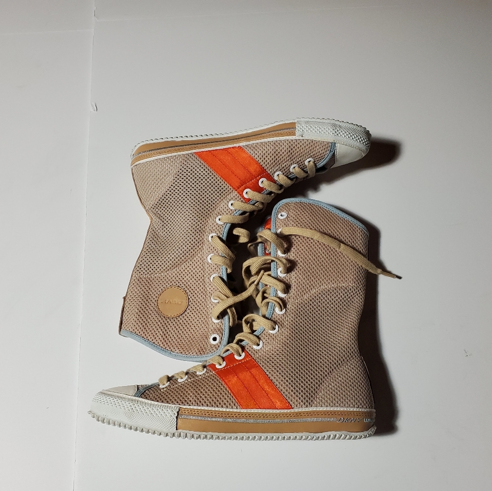 DKNY Donna Karen Rare sneakers tall mesh l…